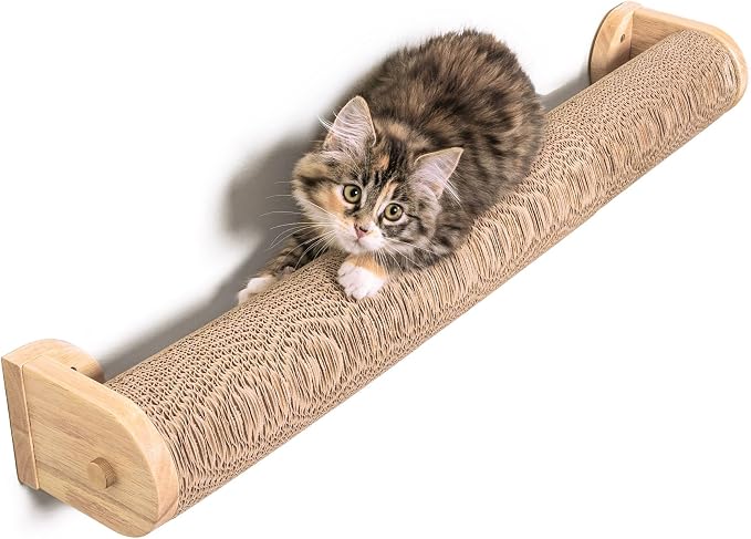 Floating Cat Shelf & Perch – Wall-Mounted Climbing Furniture for Cats - Moonbeam Path | Ascentials by FurHaven by FurHaven