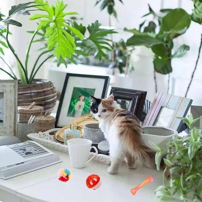 46 PCS Cat Toys for Indoor Cats, Kitten Toys with Mint Catnip for Kittens | Relieves cat boredom; reduces destructive behavior; safe material; various interactive styles; stimulates hunting instinct - Image 8