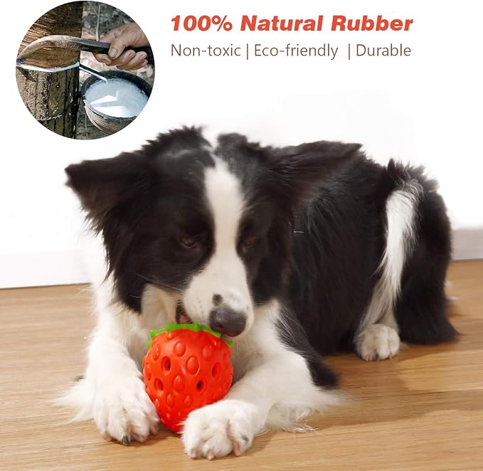 MewaJump Dog Rubber Chew Toys,Treat Food Dispensing Toy Puzzle Toys Ball - Image 6