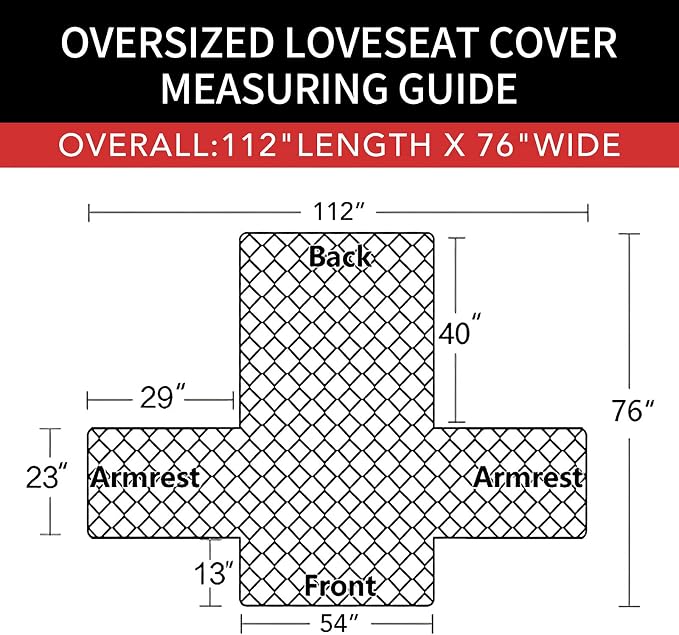 Easy-Going Sofa Slipcover Reversible Loveseat Sofa Cover Couch Cover for 2 Cushion Couch Furniture Protector with Elastic Straps for Pets Kids Dog Cat (Oversized Loveseat, Coffee/Ivory) | Oversized Loveseat Slipcover For Dogs, Water Resistant Mat, Livi... - Image 6