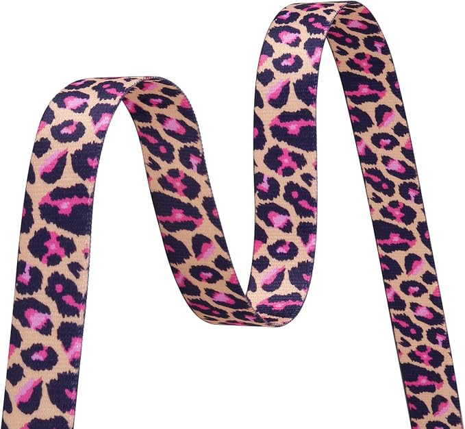 Mihqy Dog Collar for Medium Dogs, Fashion Design, Pink Leopard,M | Neck Fit 12.9"-21.6", Multiple Patterns，4 Sizes for Small Medium Large Dogs, Comfortable for Walks and Outdoor Hikes - Image 4