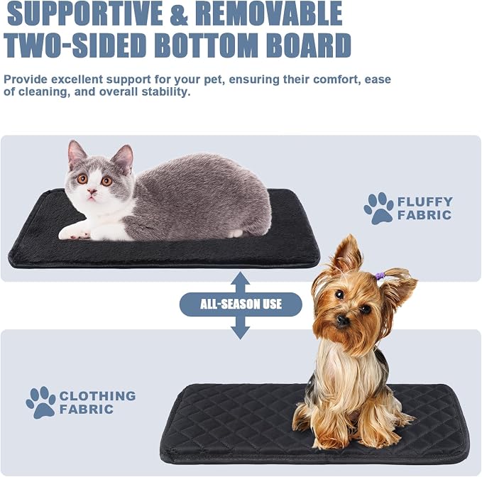 Dog Purse Carrier for Small Dogs, Soft Sided Pet Carrier with Pockets, Foldable Dog Carrier Purse for Puppy, Rabbit, Cat, Washable Breathable Pet Carrier, Dog Carrier Bag for Outdoor Shopping Travel - Image 5