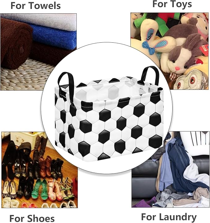 Boys Gifts Storage Basket Foldable Laundry/Toy Organizer Bin Waterproof Towel Basket with Handles, Gift Basket for Bedroom Decor & Home Organization - Image 4