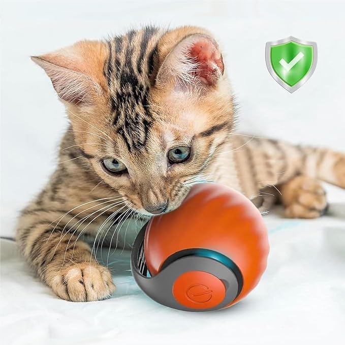 Speedy 2.0 Tail 2 Packs Interactive Cat Toys for Indoor Cats, Automatic Cat Toy with Tail, Electric Rolling Ball on Carpet,Cat Toys for Bored Indoor Adult Cats - Image 6