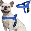 rabbitgoo Dog Harness No Pull, Quick Fit for Medium Sized Dog, Reflective | Chest Adjustable Pet Vest with Soft Padded Handle, No Choke Escape Proof for Walking Training, Blue M by rabbitgoo