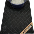GORILLA GRIP Cat Litter Box Mat, Cushioned Coil Mesh Litter Trapping Mats, Scatter Control Supplies for Less Mess, Phthalate Free, Ultra Deep Catch Grooves, Rinse or Vacuum to Clean, 30x20 Black by Unknown