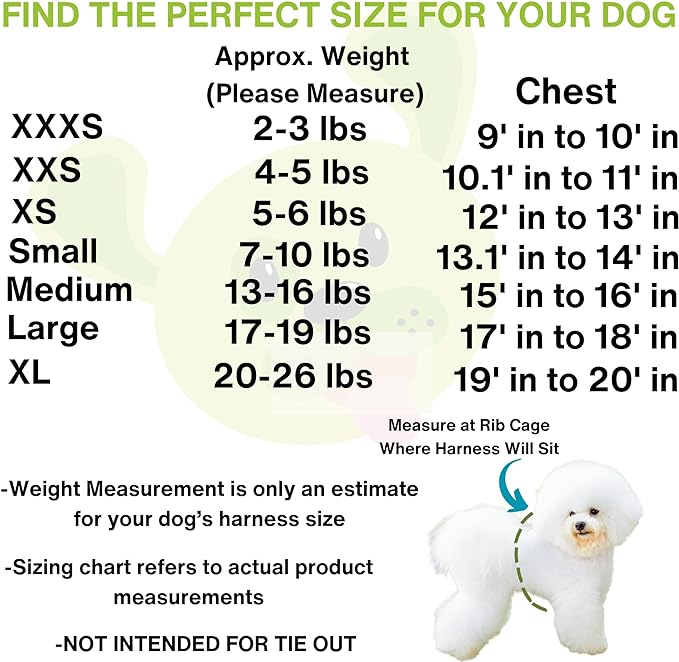 EcoBark Step in Dog Harness - Eco-Friendly Teacup Dog Harnesses for XXS, XS, and Small Dogs - Reflective and Adjustable Mini Body Halter Vest -Tiny Soft Mesh Toy Breed Harness (Bright Blue, XXS) - Image 4