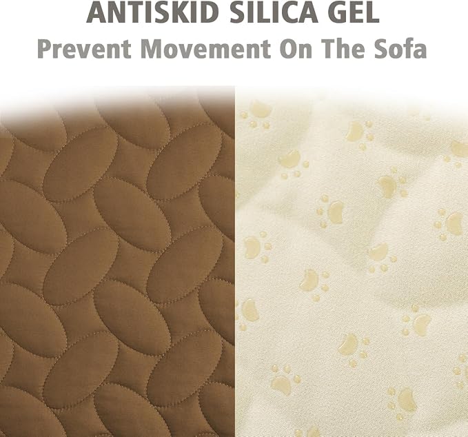 Ameritex Waterproof Pet Bed Cover Anti-Slip Dog Bed Blanket for Sofa and Furniture Waterproof New Pattern Design (Camel, 82x82 Inch (Pack of 1)) - Image 4
