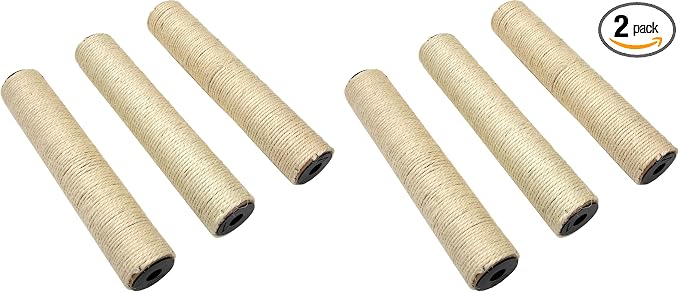 Kitty City Cat Furniture Accessories Cat Scratching Post Replacement and Only Compatible with Kitty City Playsets (Pack of 2) by KittyCity