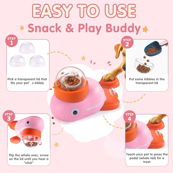 Interactive Dog Toys & Cat Toys for Indoor Cats, Dog Puzzle Toy Slow Feeder Bowl, Puppy Enrichment Toys, Interactive Cat Toys, Dog Feeder Puzzle Toy for Smart Dogs to Keep Them Busy with Silicone Mat - Image 4