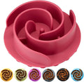 Slow Feeder Dog Bowls Insert, Animire Soft Silicone Slow Eating Dog Food Bowl for Small, Medium and Large Dogs, Compatible with Regular and Elevated Bowls by Animire