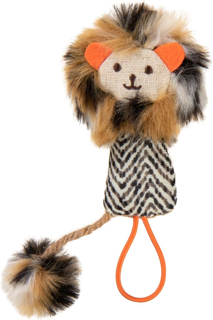 SmartyKat Instincts Prideful Player HappyNip Launch & Chase Cat Toy for Indoor Cats & Kittens, Launchable Toy with Catnip & Silverine by SmartyKat