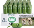 Dyforce Dog Poop Bags Rolls with Dispenser 600 Count Value Pack | Extra Thick Strong Leak Proof Poop Bags for Dogs Doggy with Holder, Scented Pet Waste Cat Litter Bags 9x13" Bulk by DyforceHomeDecorCOLTD