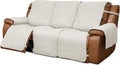 Easy-Going Reversible Couch Cover for 3 Seat Oversized Recliner, Ivory | Sofa Slipcover For Dogs, Sofa Cover For Oversized Recliner, Furniture Protector Mat, Pet Friendly by Easy-Going
