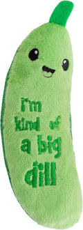 Catstages Crunchy Pickle Kicker Chew Cat Toy, Catnip & Dental Mesh, 6.5" | Crinkle Sounds, Long Plush Body for Bunny Kicking, Helps Keep Teeth Clean & Massages Gums, Indoor Enrichment, Cats & Kittens by Catstages
