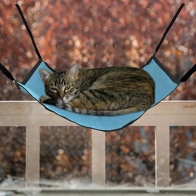 Cat Hammock for Cage Hanging，Breathable Coolness Hammock Bed for cat Small Animal - Image 3
