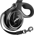 20.1 ft Retractable Dog Leash for Dogs 10–100 lbs - Heavy Duty Tape Leash with Strong Nylon Tape - 360° Swivel Control - One-Click Brake & Lock - Ergonomic Non-Slip Grip for Safe & Easy Daily Walks BK by RetractableDogLeash