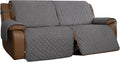 Easy-Going Reversible Couch Cover for 2 Seat Oversized Recliner | Gray/Light Gray, Sofa Slipcover For Dogs, Sofa Cover For Oversized Recliner Loveseat, Furniture Protector, Pet Friendly by Easy-Going