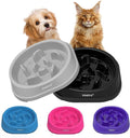 YINEYA 2PCS Anti-Choking Slow Feeder Dog Bowls Small Size Dog, Slow Feeder Cat Bowl, Supplies and Puzzle for Pet by YINEYA