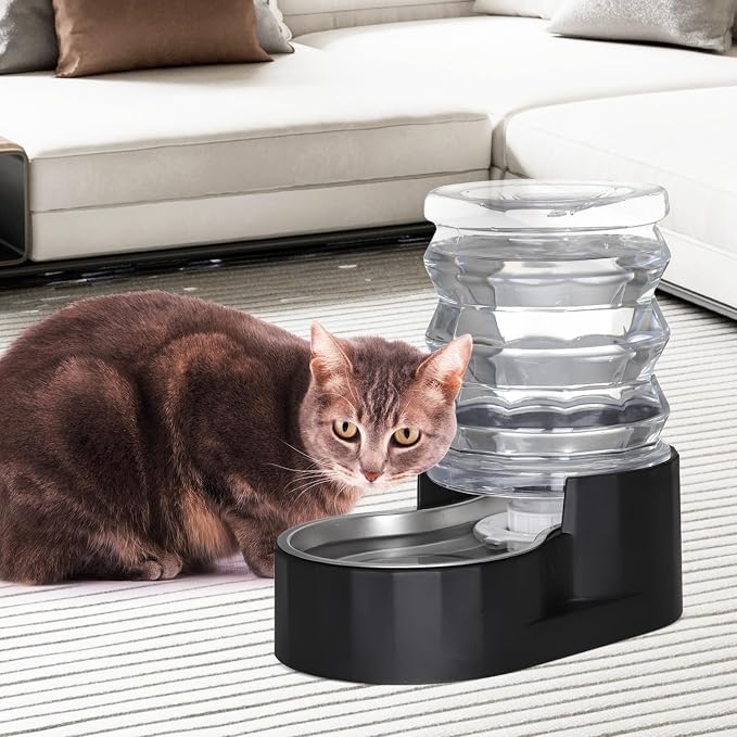 RIZZARI 5L Filtered Cat Water Dispenser: Fresh Water for Indoor Cats | 5L Long-Lasting Water Supply/Cleaner Drinking Experience/Filtered Fresh Water/Compact Design For Indoor Spaces - Image 6