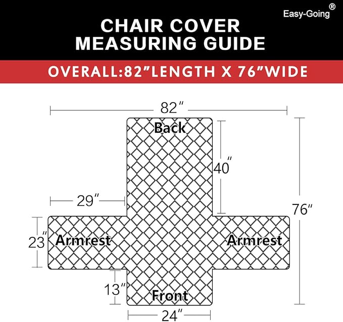Easy-Going Reversible Couch Cover, Small Chair, Gray/Light Gray | Machine Washable Slipcover For Dogs, Water Resistant Furniture Mat For Living Room, Non-Slip Sofa Cover, Pet Friendly - Image 6