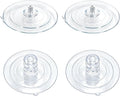 [4-Pack Suction Cups Only] Replacement Suction Cups with Screw Caps for Cat Window Perch, Clear PVC Threaded Nut Window Hammock Spare Parts for Indoor Cat Bed Window Seat by Unknown