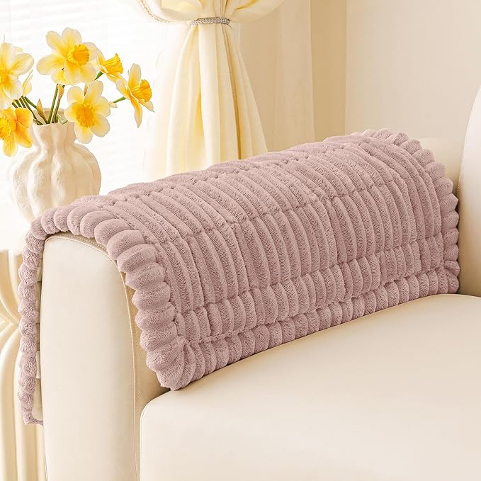 hyha Couch Cover for Dogs, Washable Non Slip Plush Flannel Sofa Protector | Thick Flannel, Anti-Slip Backing, Pet Hair & Scratch Protection, Fits Sofa & Loveseat (27.6" x 27.6") by hyha