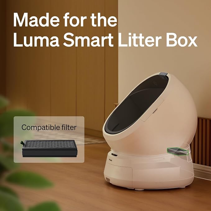 PETLIBRO Carbon Filter Replacement 2 Pack for Luma Automatic Cat Litter Box - Image 2