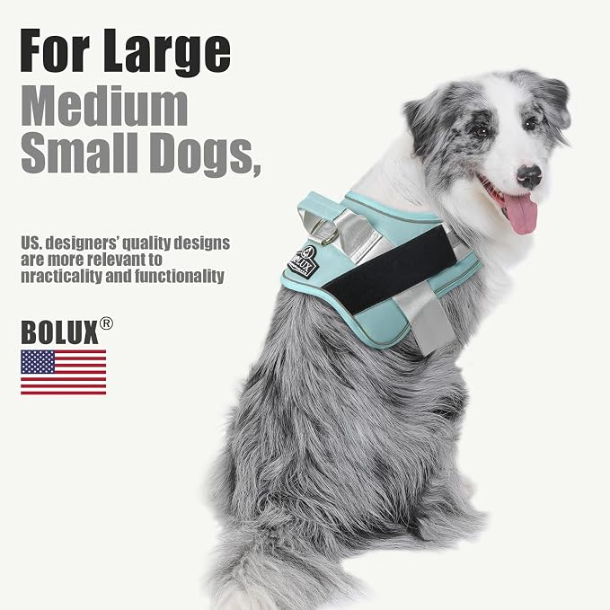 Dog Harness, No-Pull Reflective Dog Vest, Breathable Adjustable Pet Harness with Handle for Outdoor Walking - No More Pulling, Tugging or Choking - Image 5