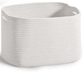 ICERZCZ Woven Cotton Rope Baskets for Gifts Empty, 15×11×9.5 Off White | Storage Baskets for Organizing, Cute Decorative Basket, Organizer Bins for Dog Toy, Baby Laundry, Gift, Nursery by ICERZCZ