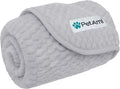 PetAmi Waterproof Dog Blanket, Leakproof Puppy Blanket, 29x40 Light Gray | For Small Medium Pets, Furniture Sofa Couch Cover Protector, Fleece Throw Indoor Cat Kitten, Reversible Washable Soft Plush by PetAmi