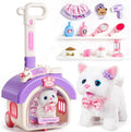 Cat Toys for Kids Girls, Interactive Robot Cat Toy for Girl 4 5 6 7 8 Year Old, Dress Up for Little Cat, Pretend Play Toddlers Girl Toy for 5-7 6-8, Ideas Birthday Gifts for Girl 5 Year Old by Unknown