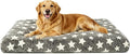 Orthopedic Dog Bed for Large Dogs, Washable Dog Mat with Removable Zippered Cover, Non-Slip Bottom, Comfort Crate Bed (Grey, L(35"*23"*3.1")) by %E7%AB%8B%E5%8D%B3%E8%B4%AD%E4%B9%B0