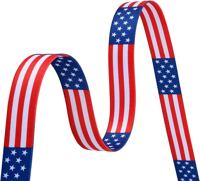 Mihqy Dog Collar and Leash Set, Classic US American Flag Set, XS | Adjustable for Small Dogs Puppy Cats, Patriotic, US Flag Pattern, Star & Stripes, Fourth of July Dog Collar - Image 2