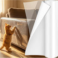 Anti-Cat Scratch Furniture Protector, Single-Sided Sticky Couch Protector for Cats Claws,Cat Scratch Deterrent for Furniture Door,Cat Scratch Furniture Protectors,Cat Accessories(196.85" x 11.81" ) by Unknown
