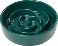 Slow Feeder Dog Bowls Small Breed, 0.6 Cup Ceramic, Non-Slip | Heavy Ceramic For Indoor Feeding, Stable Base Helps Limit Sliding, Puzzle Bowl For Small Breed Dogs by KittyDine