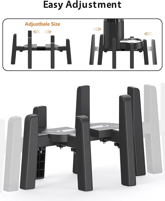 Dog Water Dispenser Stand, Pet Automatic Feeder Holder [Stand Only] | Elevated Pet Water & Food Bowl for Medium Dogs, Stable and Anti-Slip Raised Bowl - Image 2
