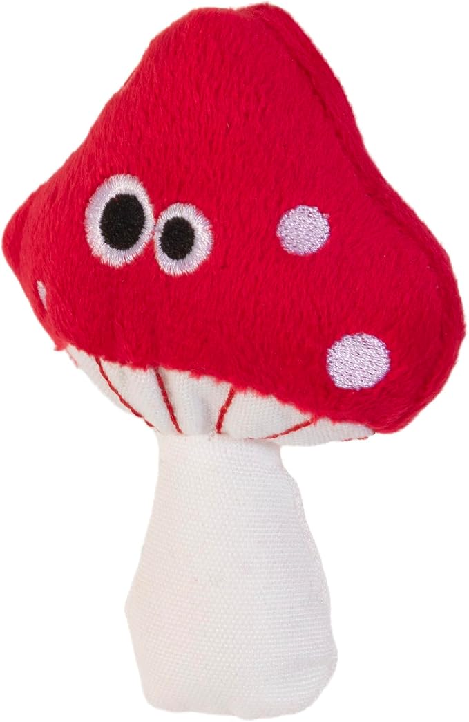Mad Cat Magic Meowshroom Wacky Catnip and Silvervine Plush Cat Toy, 1 Pack | Wild mushroom shaped plaything that sparks batting, kicking, carrying and playful sessions for felines at home every day - Image 3