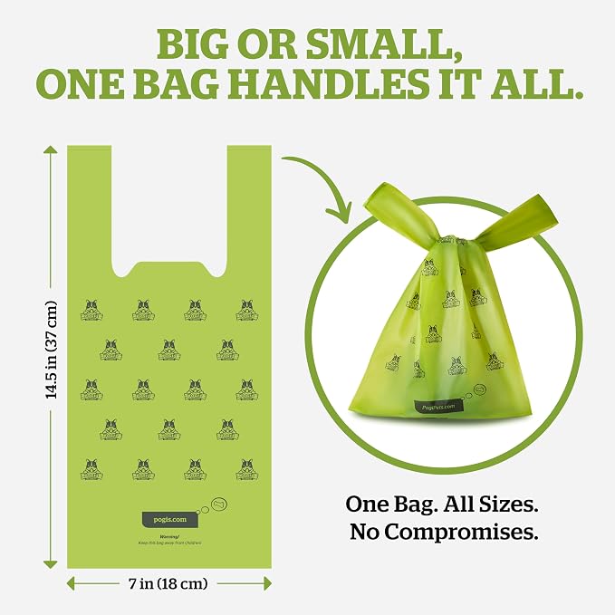 Pogi’s Dog Poop Bags with Handles – Extra-Thick, Leak-Proof, Large, Unscented, 900-Count - Image 4