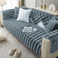 Faux Fur Couch Covers for Sofa Thick Fuzzy Sofa Covers for Dogs | Soft Warm Couch Cover Shaggy Fuzzy Sectional Sofa Cover Non-Slip Plush Sofa Slipcover Furniture Protector by WelcometoXSlive