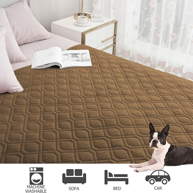 Ameritex Waterproof Dog Bed Cover Pet Blanket for Furniture Bed Couch Sofa Reversible - Image 7