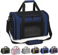 Large Pet Carrier for Cats and Small Dogs, Soft-Sided Travel Carrier with Safety Leash, Scratch-Resistant Mesh, Reinforced PVC Support Base, Foldable Design, 20 x 13 x 13 Inches by Unknown