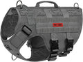 OneTigris Tactical No Pull Dog Harness for Small Dogs, Mesh Design Service Dog Vest Breathable Military Dogs Molle Vests with Handles, Harness for Walking Hiking Training by OneTigris