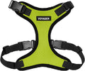 Voyager Step-in Lock Dog Harness - Lime Green/Black Trim, Small | 15 - 18" in Chest, Adjustable, Breathable Air Mesh, Lightweight for Daily Walks, Strong Clips, Heavy Duty D-Ring by BestPetSuppliesLLC