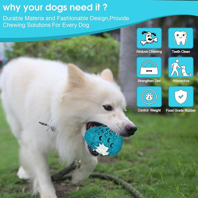 Lasts 6X Longer Chew Toy for Power Chewers, Indestructible for Training | Tough Treat Dispenser for Large Dogs, Durable Puzzle, Good for Dental Health, Easy to Clean - Image 5
