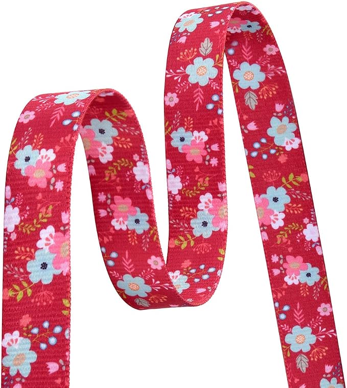 Mihqy Dog Collar for Small Dogs Puppy Cats,Fashion Design, Red Flower,XS | Neck Fit 7.9"-11.8", Multiple Patterns，4 Sizes for Small Medium Large Dogs, Comfortable for Walks and Outdoor Hikes - Image 5