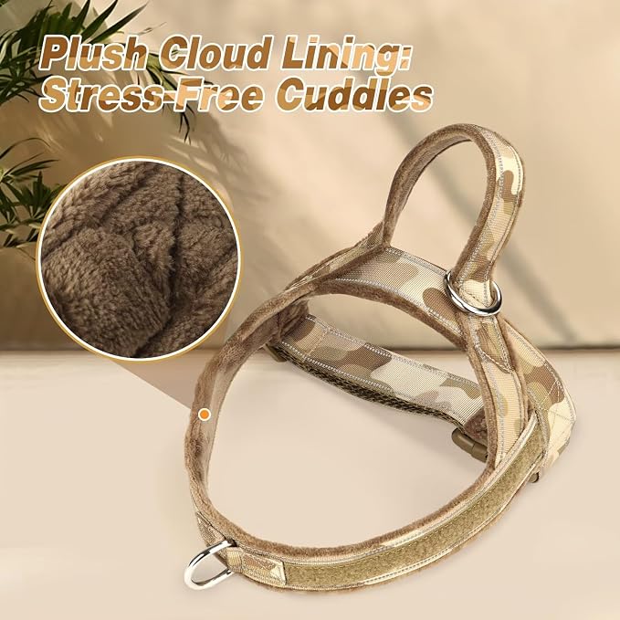 Forestpaw No Pull Dog Harness with Large Handle,Comfortable,L,Camo Brown | Adjustable Fits Chest 26-31",50-80 lbs,Slip On,Quick Release,Easy Control,Soft Padded,for Medium Large Dogs Walking Training - Image 7