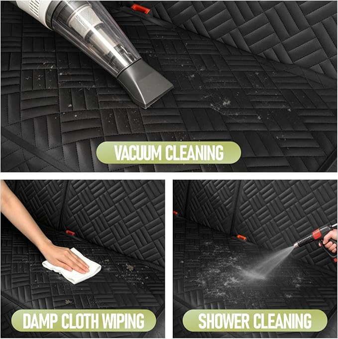 Dog Car Seat Cover for Back Seat, Waterproof 600D Oxford Protector | Non Slip Scratch Resistant Bench Cover, Easy to Clean, Fits Compact Cars/SUVs, 52 Inch, for Travel and Daily Use - Image 8