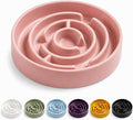 Ceramic Slow Feeder Dog Bowl 1.5 Cup Puzzle Dish for Small Medium Dogs | Glazed ceramic maze bowl with 1.5-cup capacity for dry or wet food, sized for small and medium dogs by Unknown
