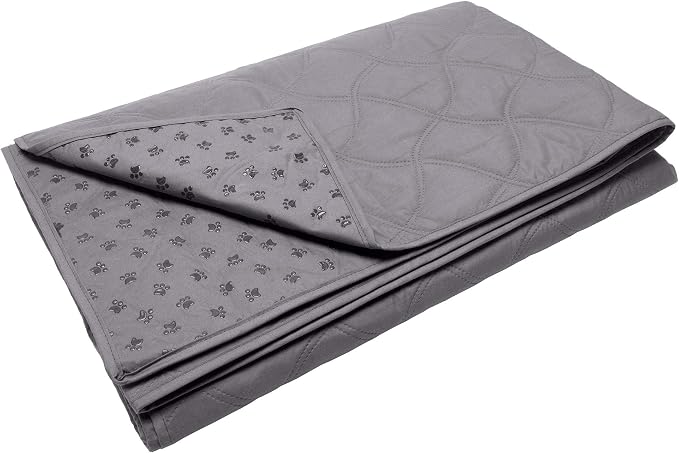 Furhaven Waterproof & Non-Slip Queen Size Mattress Cover Protector for Dogs & Cats, Washable, For Beds, Couches, & Car Seats - Quilted Twill Blanket Mattress Cover - Gray, Large/Queen Size - Image 2